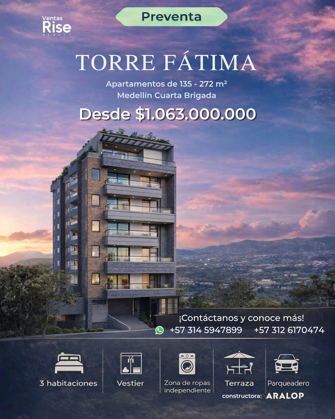 Rise Torre Fatima 2